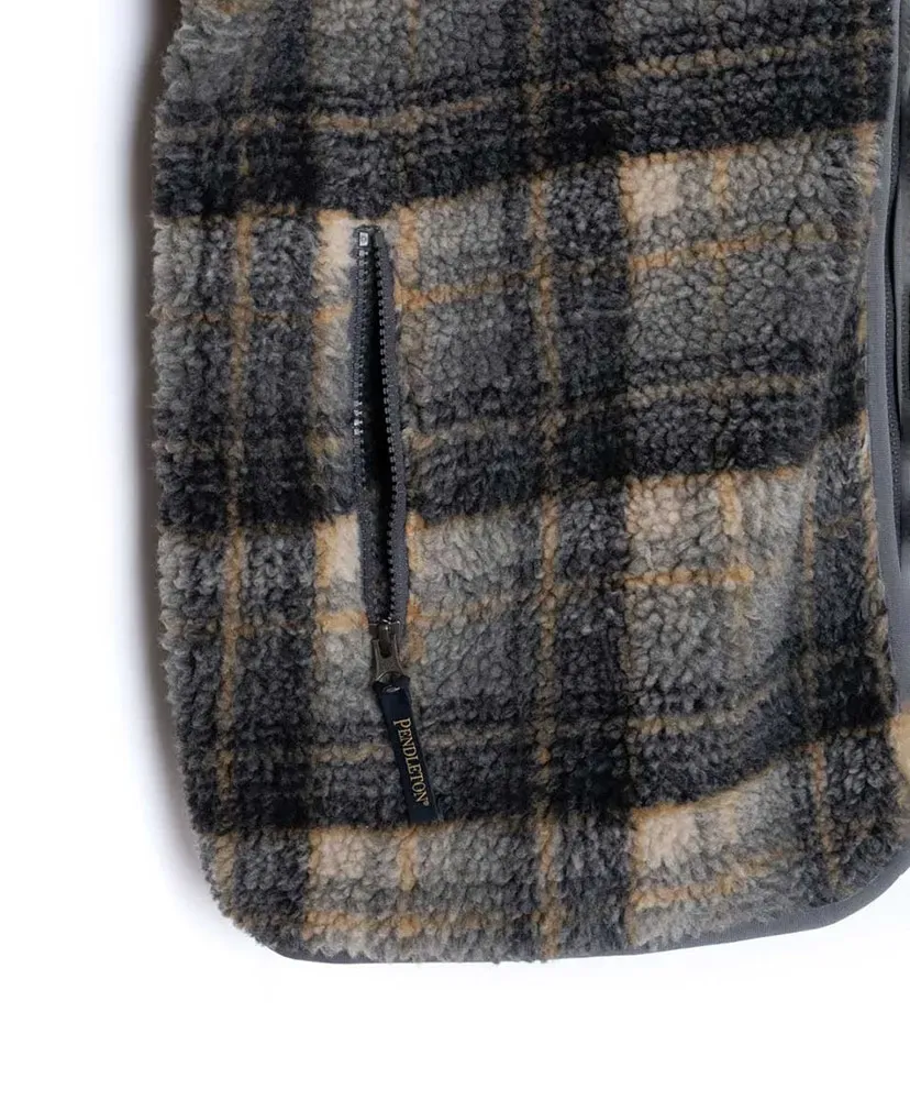 Boa Jacquard Zip Hopodie