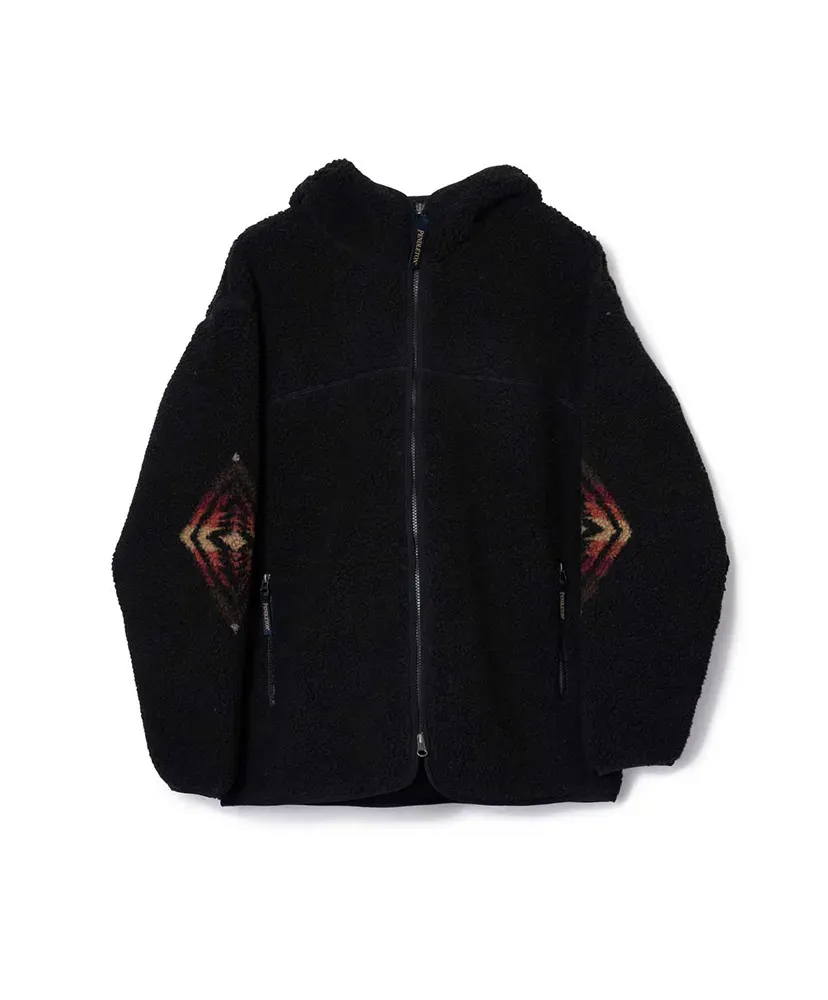Boa Jacquard Zip Hopodie