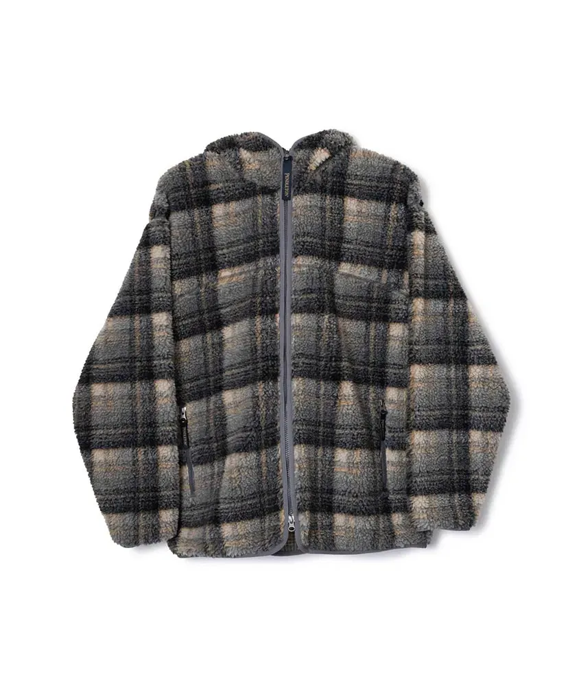 Boa Jacquard Zip Hopodie