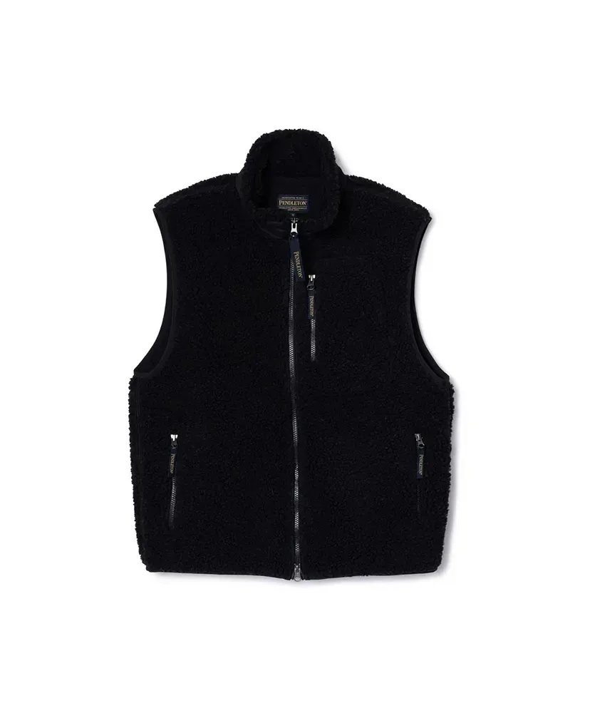Boa Jacquard Stand Vest