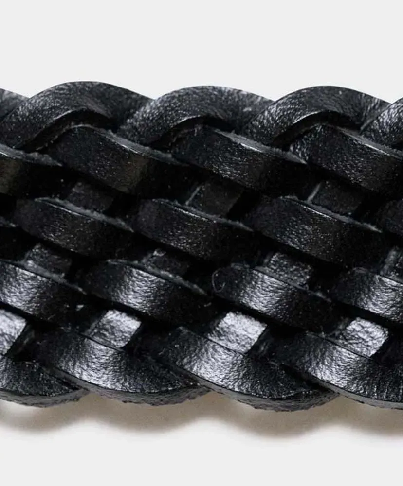 P0058 28Mm Basket Weave Plaited Belt