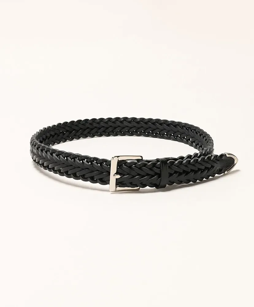 P0300 Russet Plaited Belt With Tip
