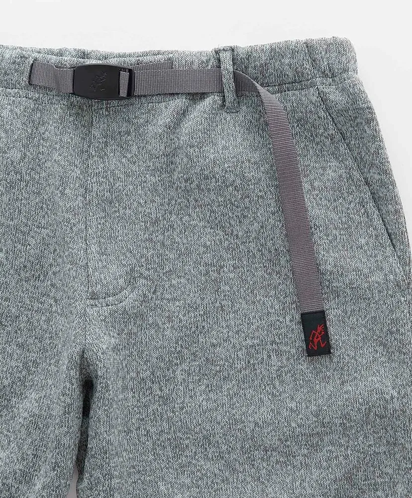 Bonding Knit Fleece Narrow Rib Pant