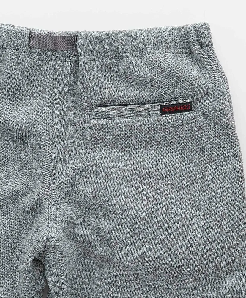 Bonding Knit Fleece Narrow Rib Pant
