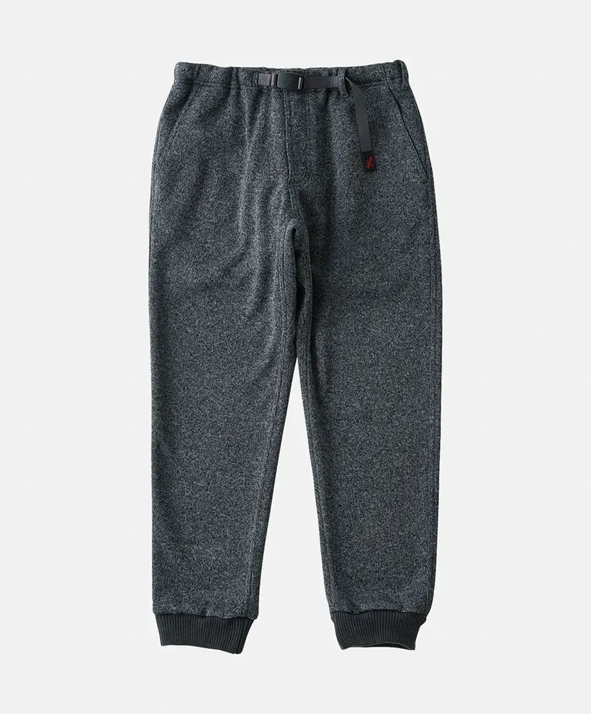 Bonding Knit Fleece Narrow Rib Pant