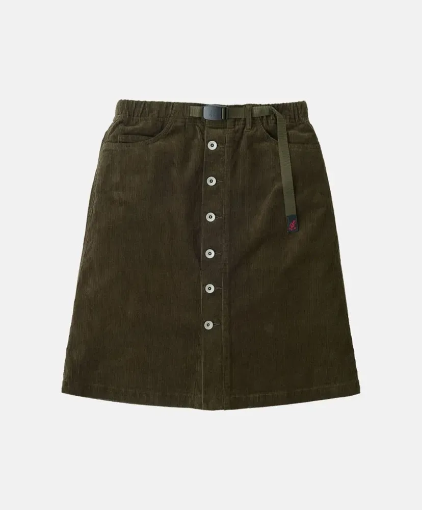Buttoned Down Midi Skirt
