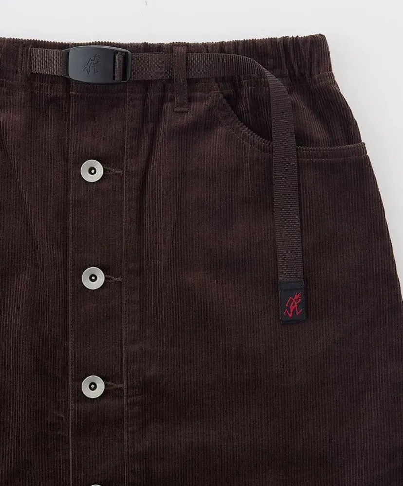 Buttoned Down Midi Skirt