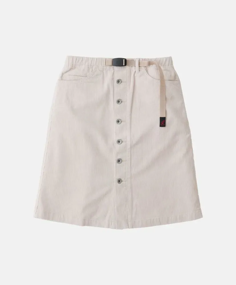 Buttoned Down Midi Skirt