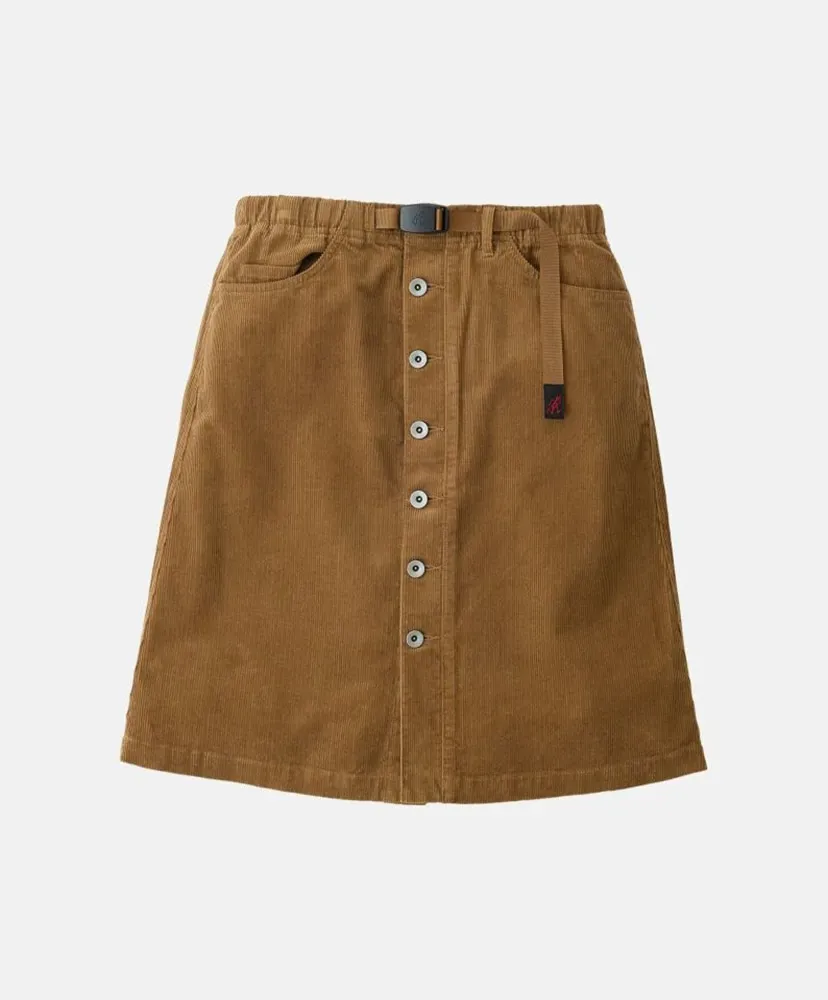 Buttoned Down Midi Skirt