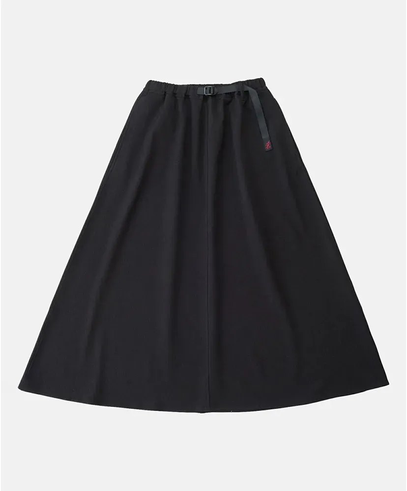 Wool Like Flare Skirt