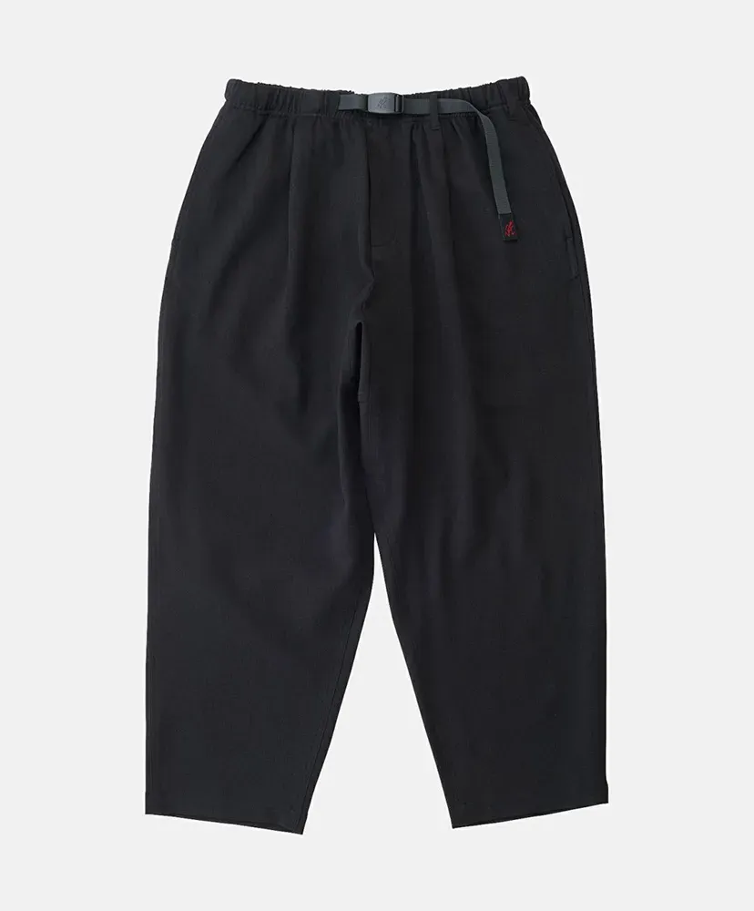 Wool Like Wide Tapered Pant