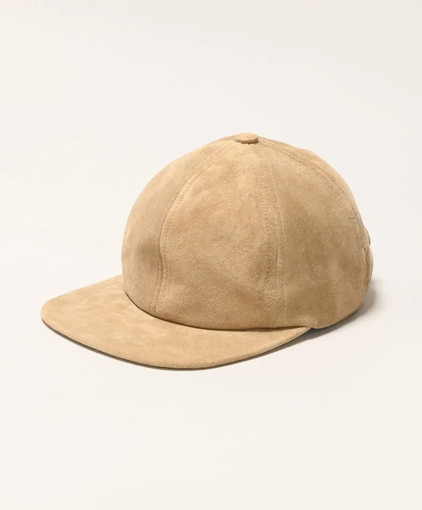 Suede Leather Baseball Cap