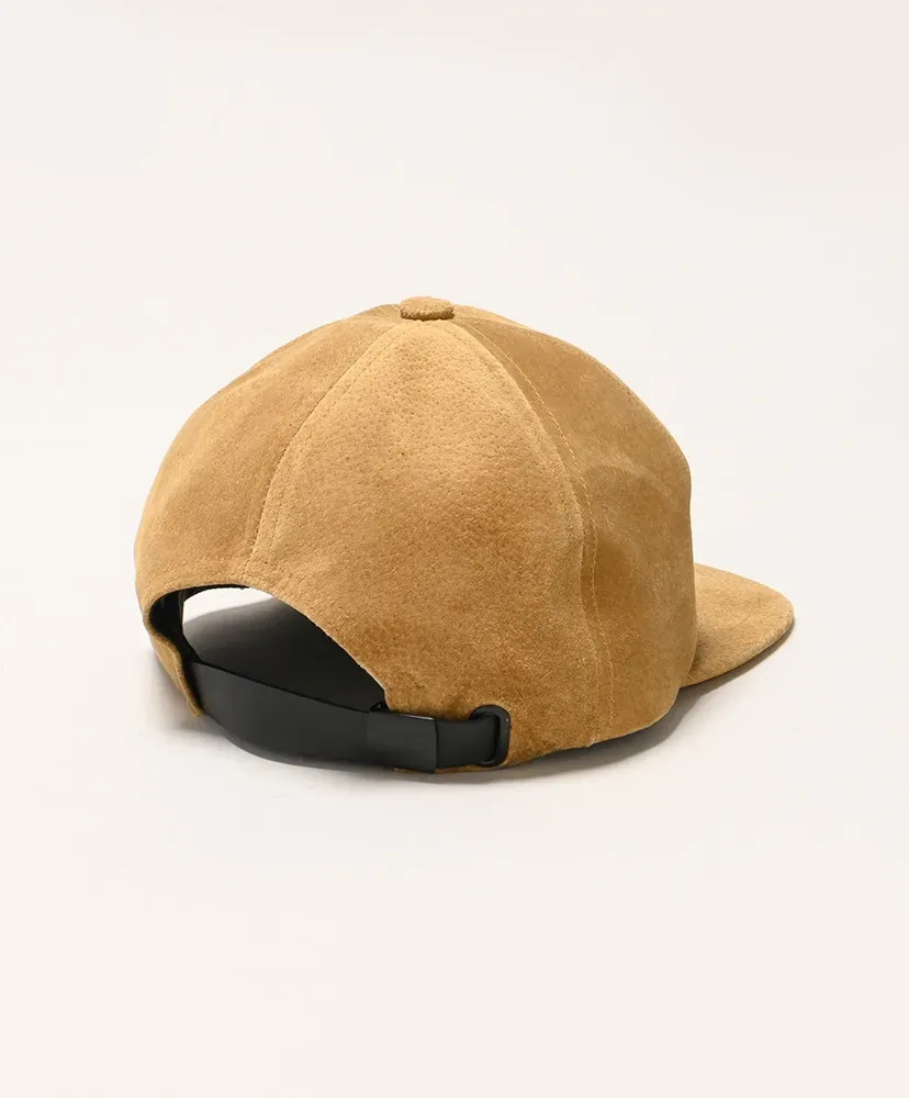 Suede Leather Baseball Cap