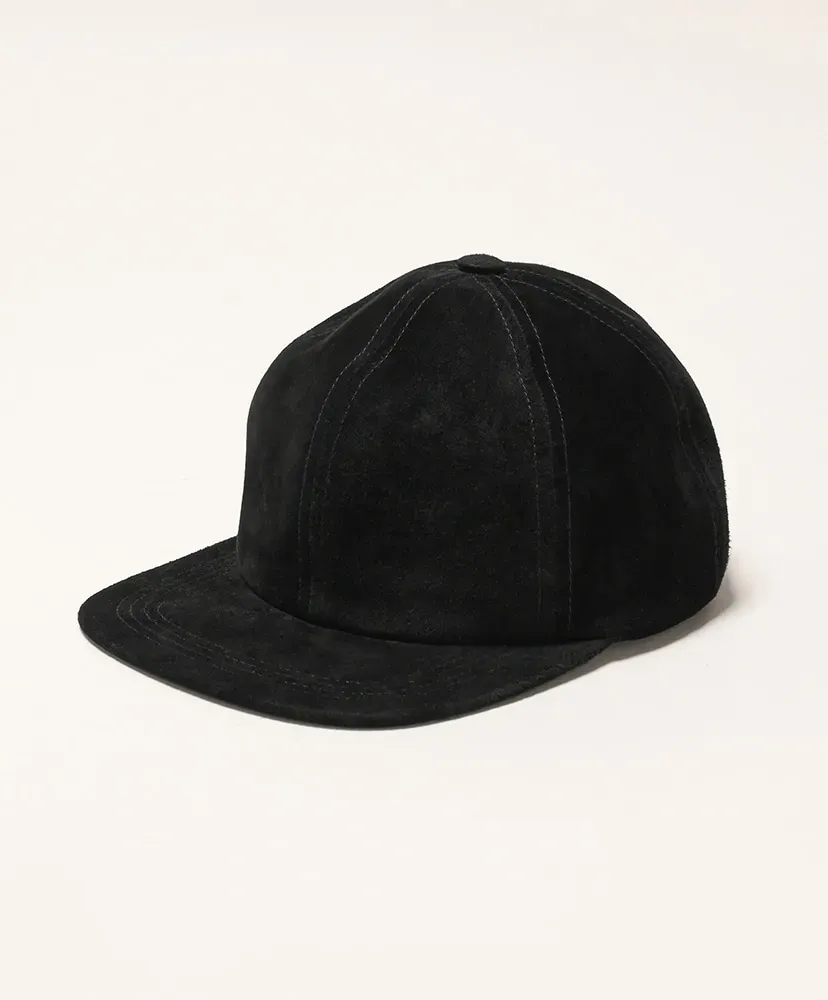 Suede Leather Baseball Cap