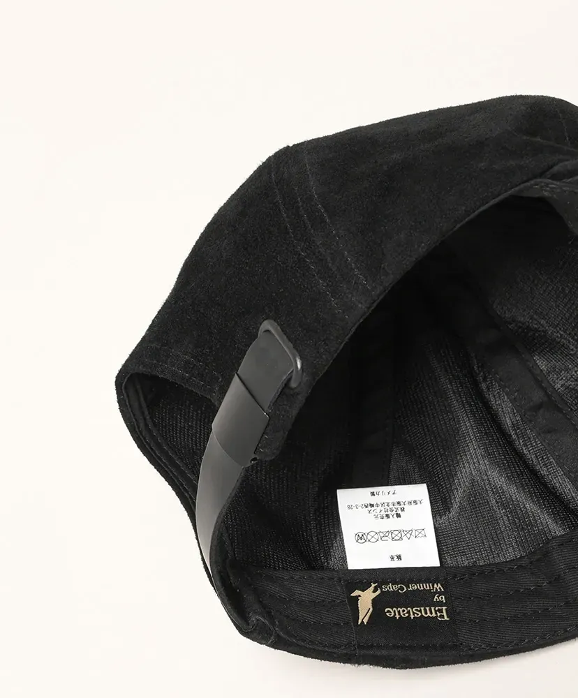 Suede Leather Baseball Cap
