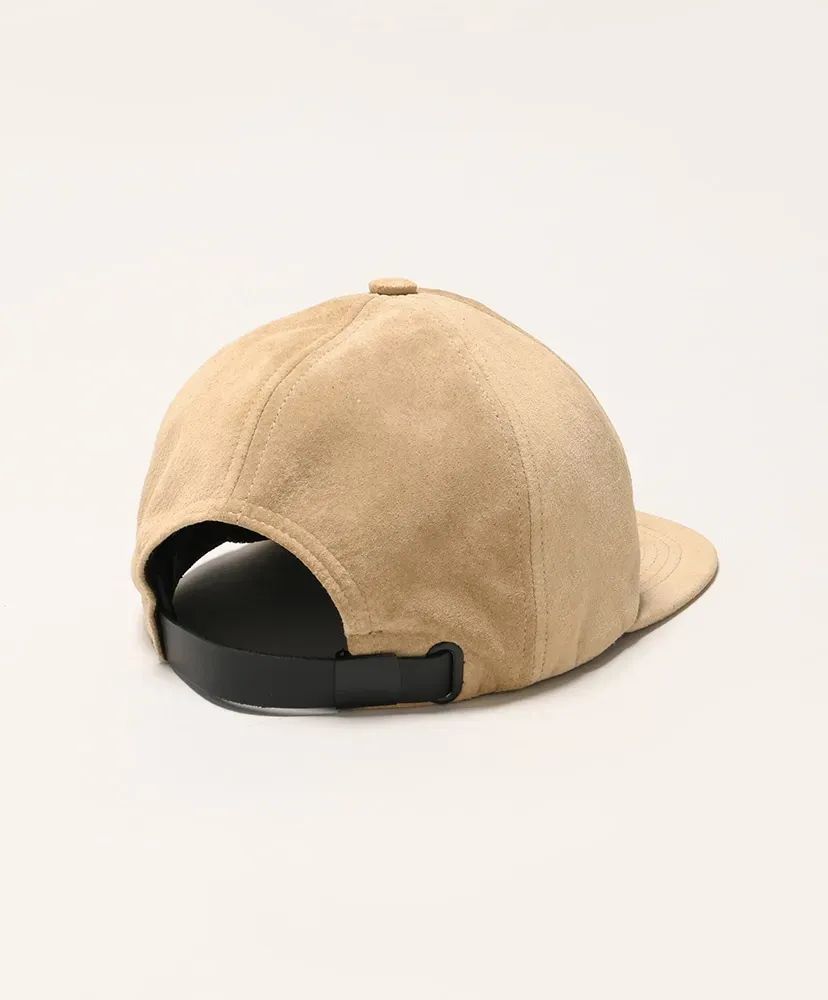 Suede Leather Baseball Cap
