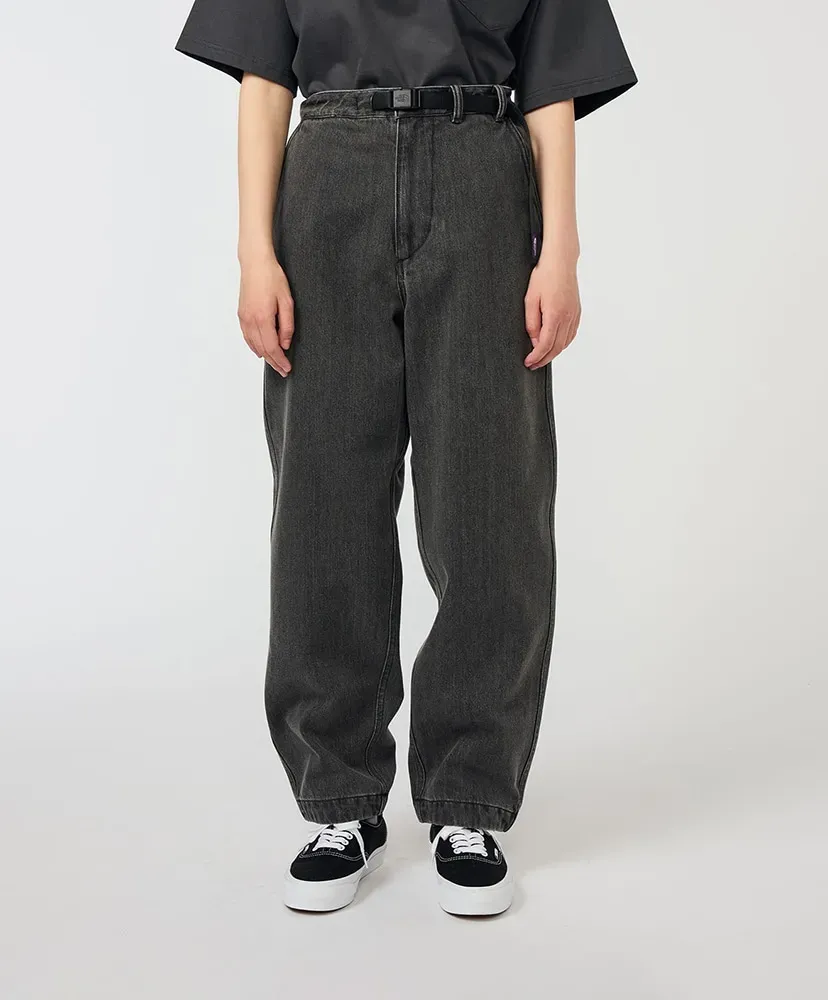 Denim Wide Tapered Field Pants