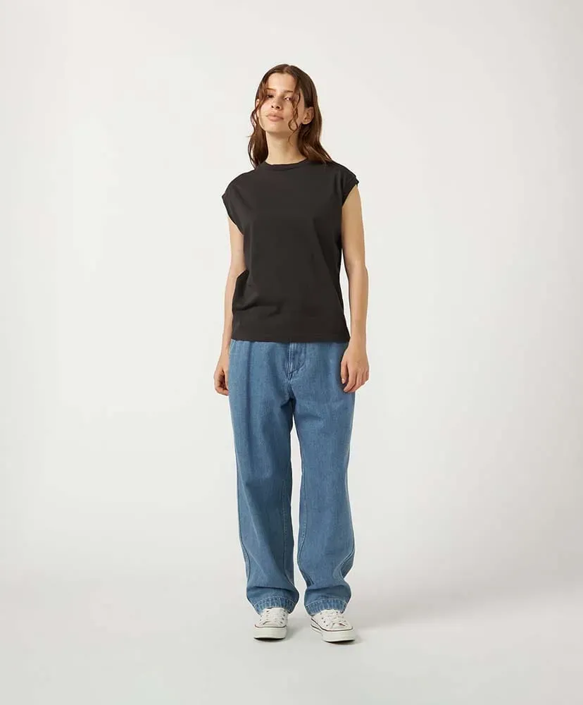 Denim Wide Tapered Field Pants