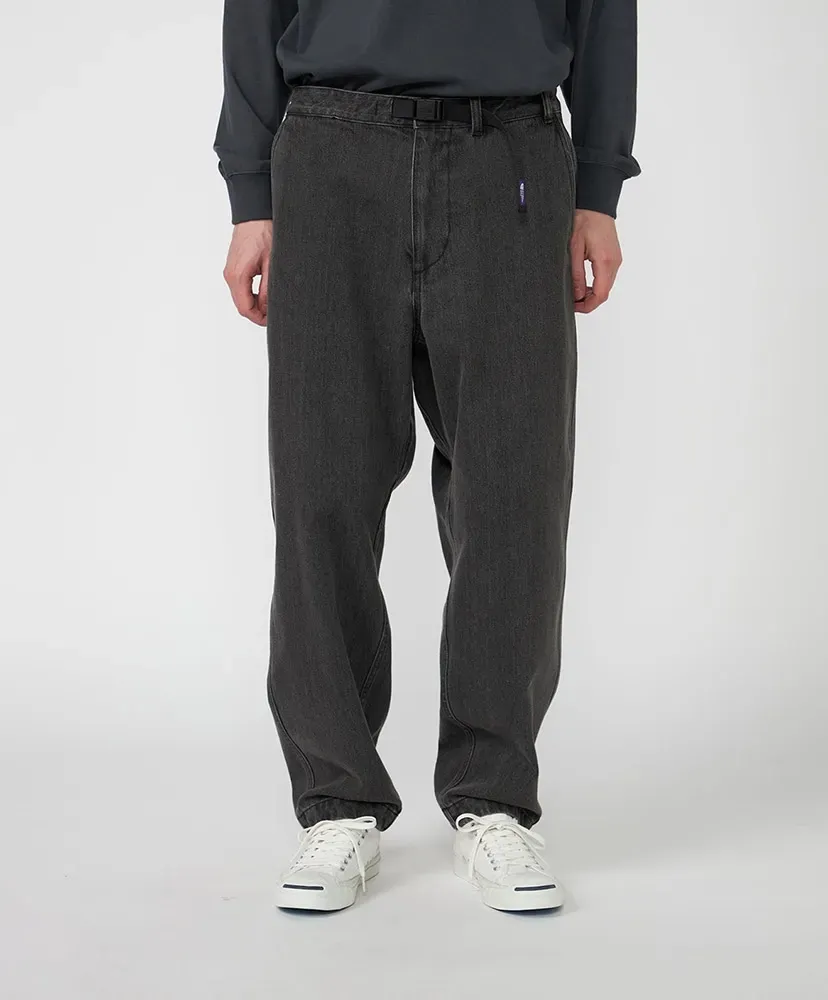 Denim Wide Tapered Field Pants