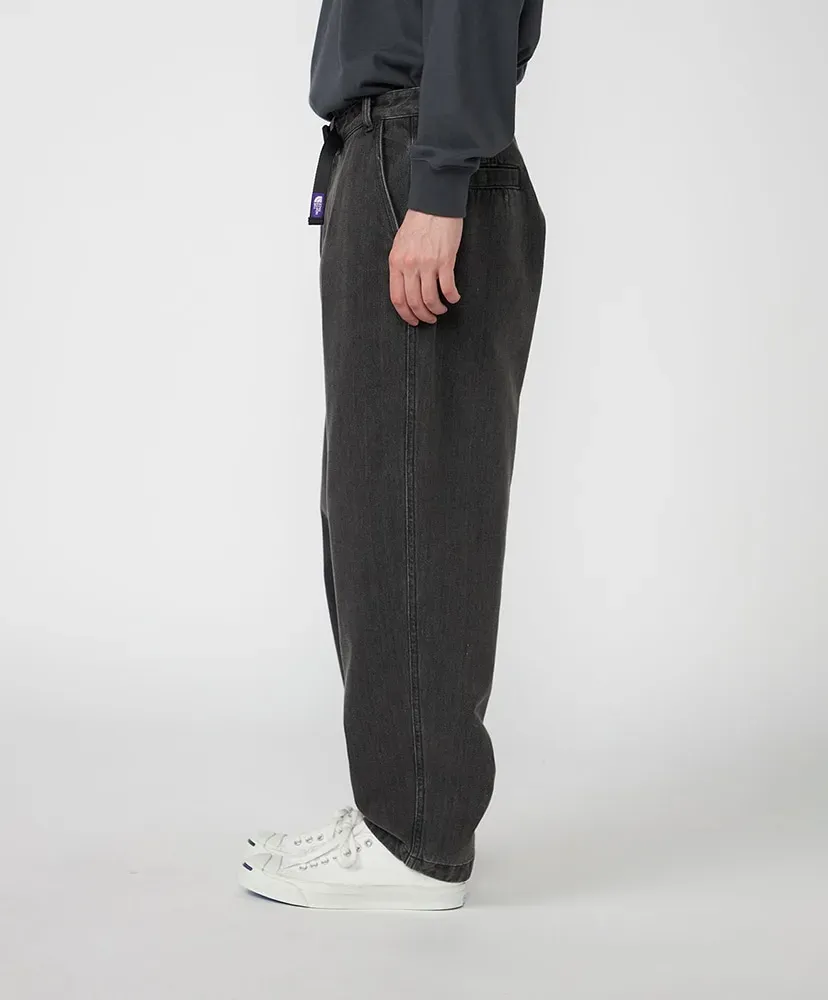 Denim Wide Tapered Field Pants