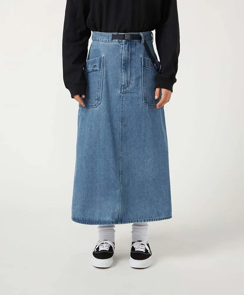 Denim Field Skirt
