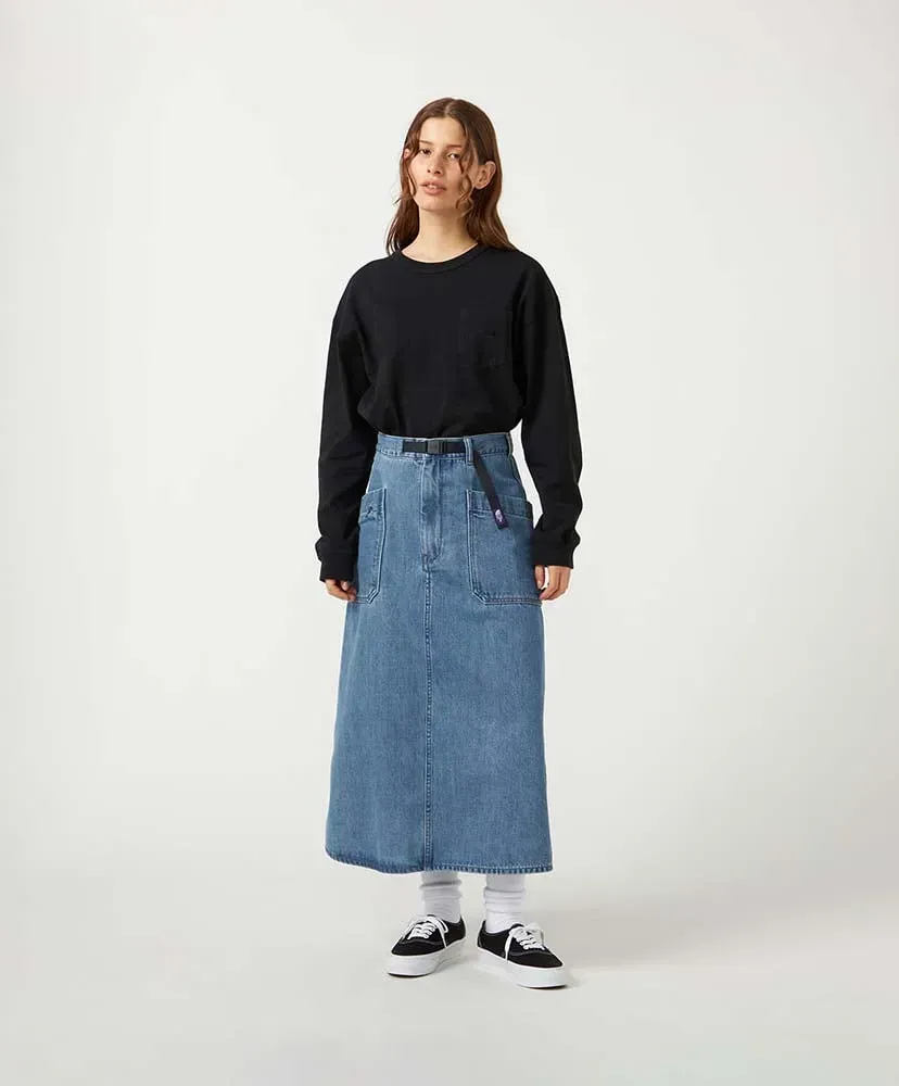 Denim Field Skirt