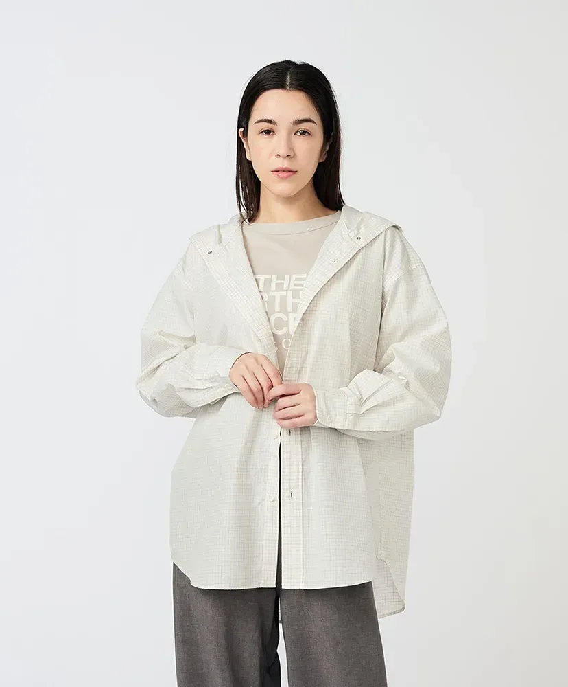 Graph Check Mountain Hooded Shirt