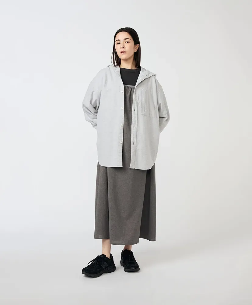 Flannel Mountain Hooded Shirt