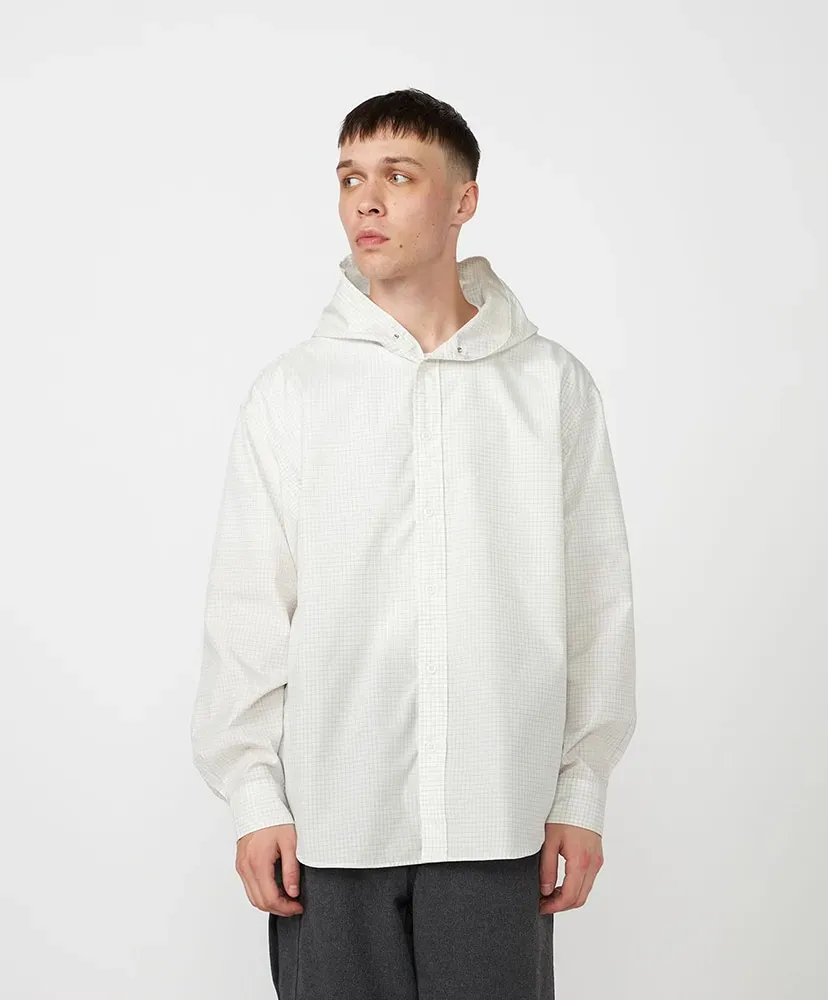 Graph Check Mountain Hooded Shirt