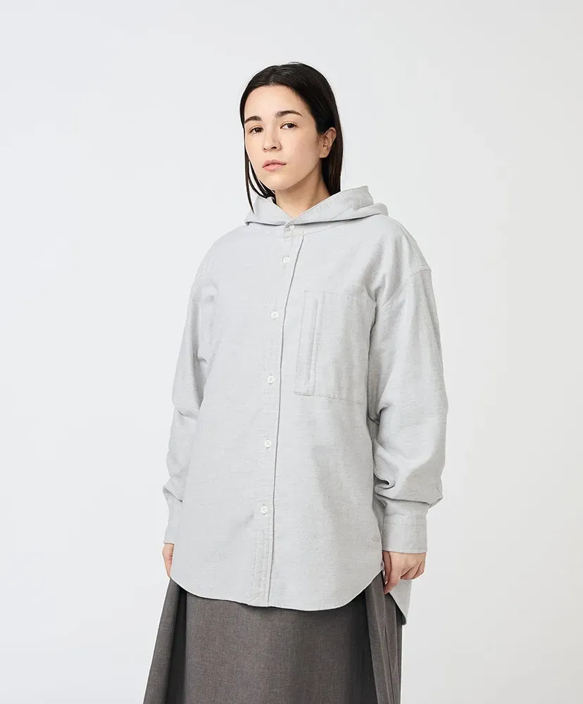 Flannel Mountain Hooded Shirt