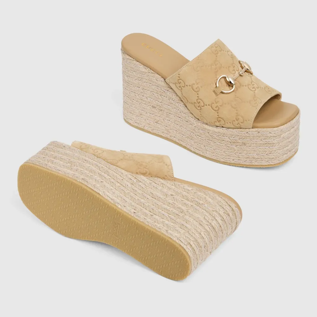Platform Espadrille With Horsebit