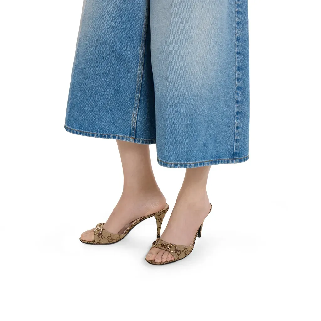 Slide Sandal With Horsebit