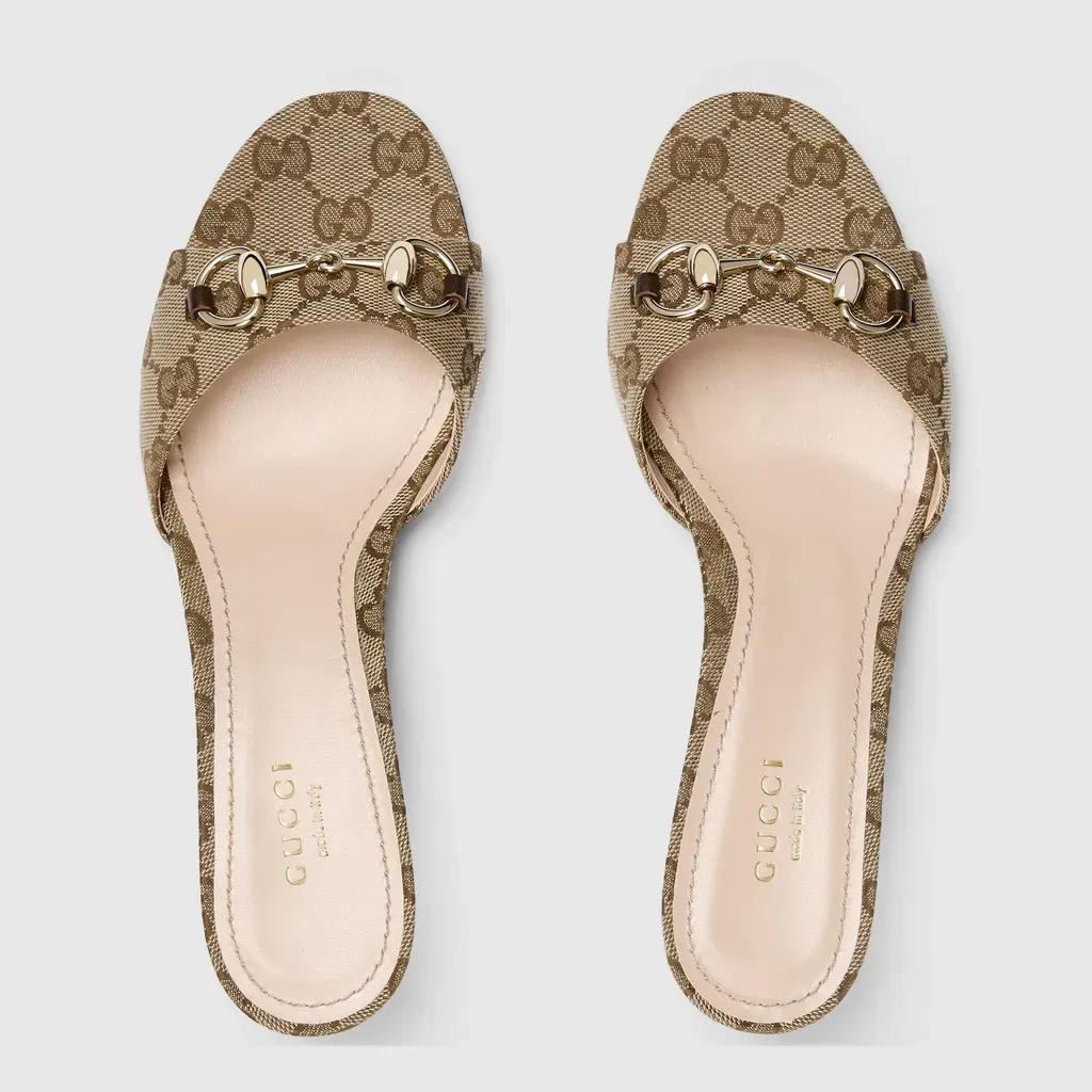 Slide Sandal With Horsebit