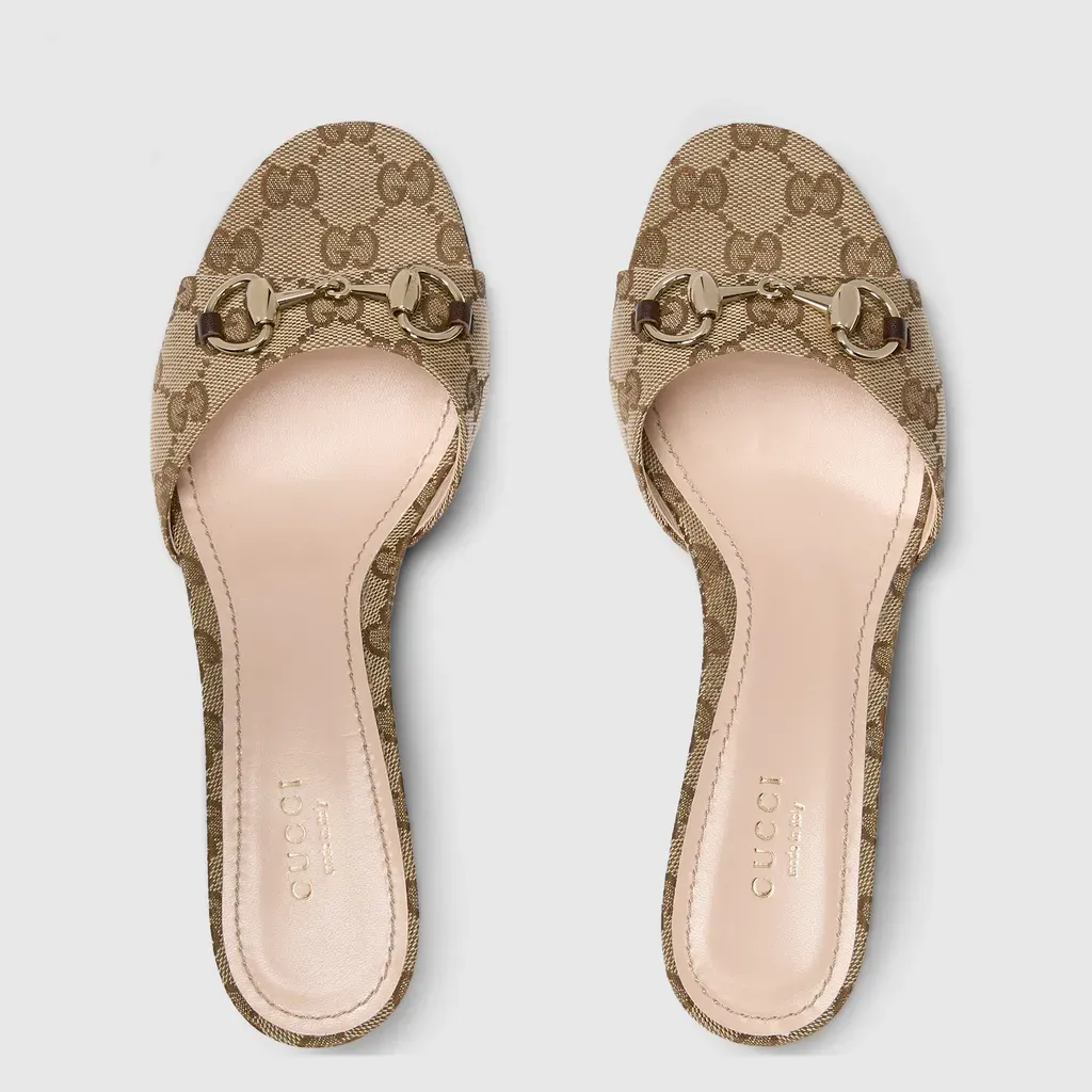 Slide Sandal With Horsebit