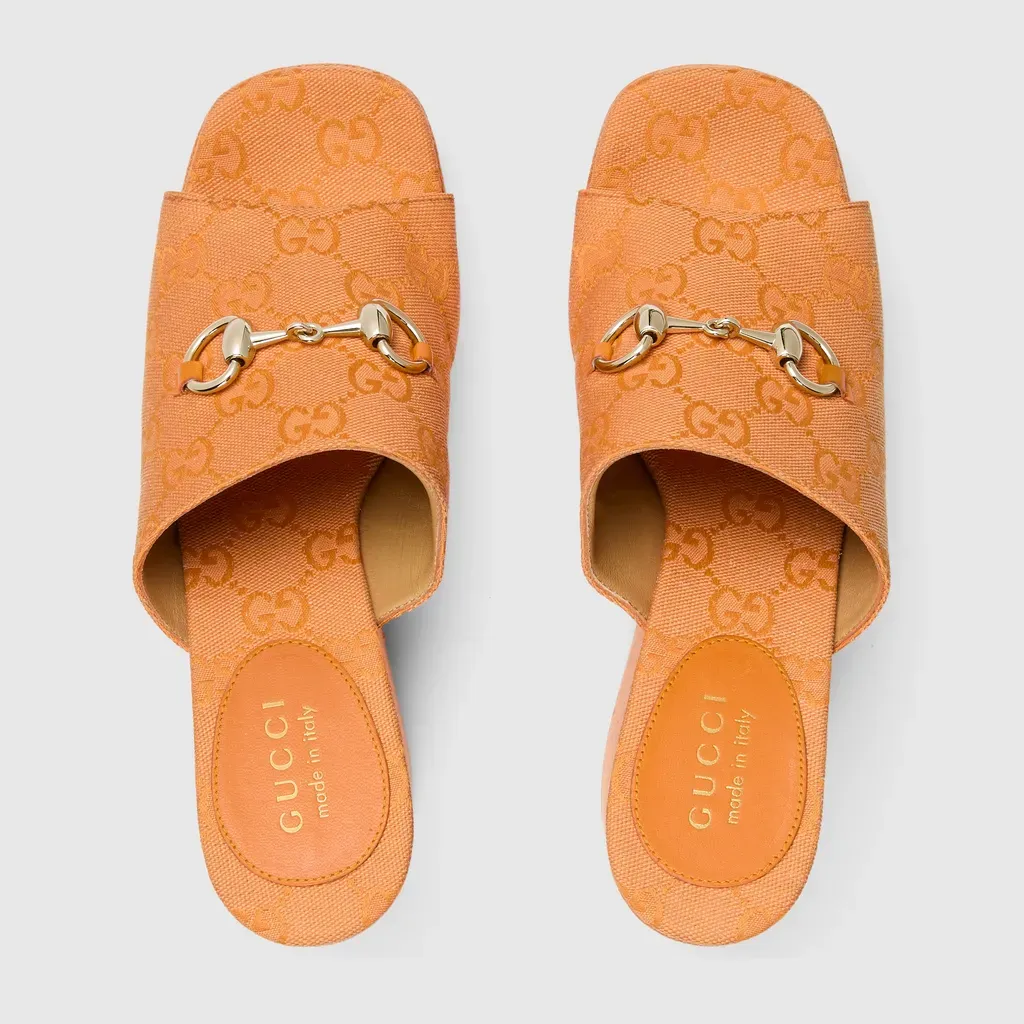 Wedge Sandal With Horsebit