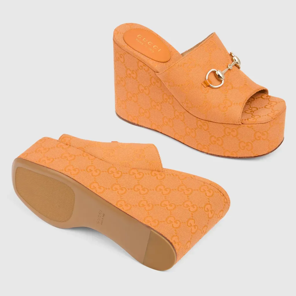 Wedge Sandal With Horsebit
