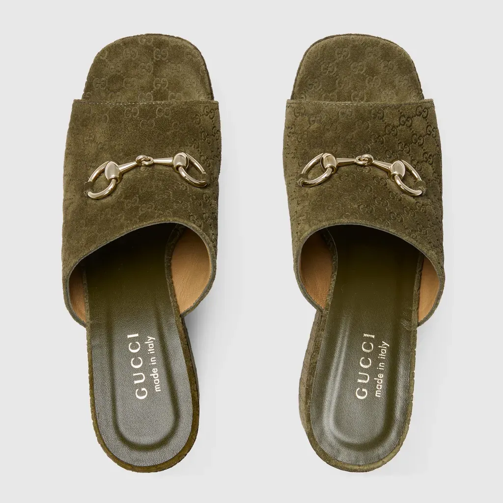 Wedge Sandal With Horsebit