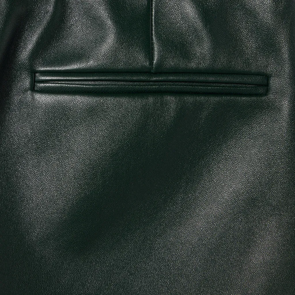 Shiny Leather Shorts
