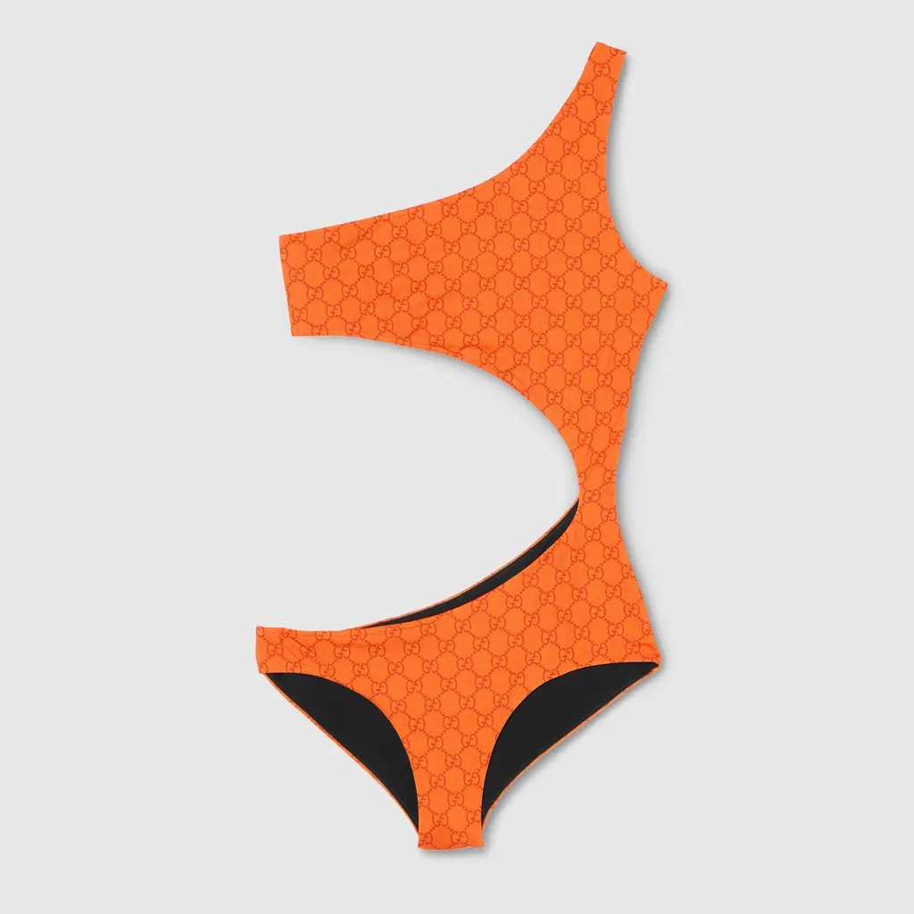 Printed Stretch Jersey Bodysuit
