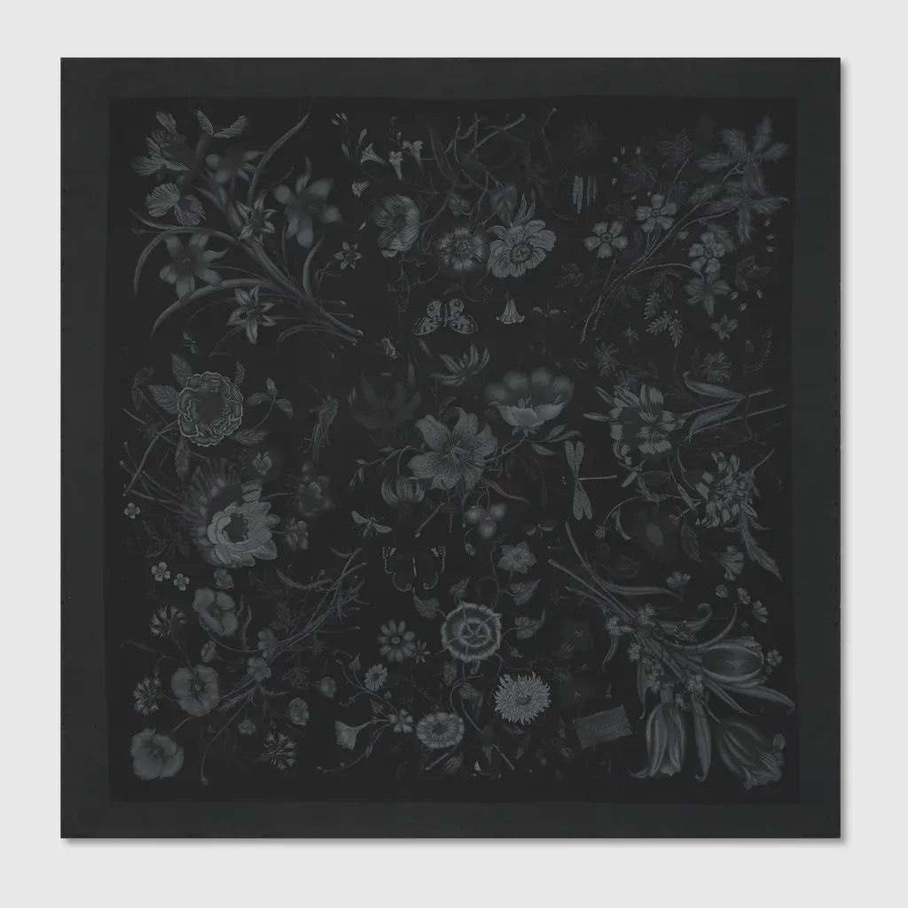 Printed Cotton Silk Pocket Square
