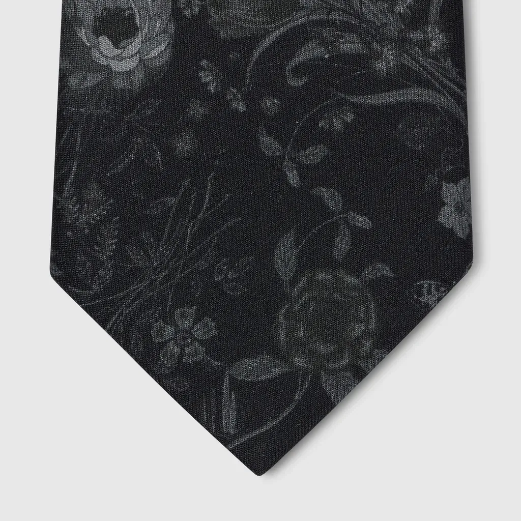 Printed Silk Tie
