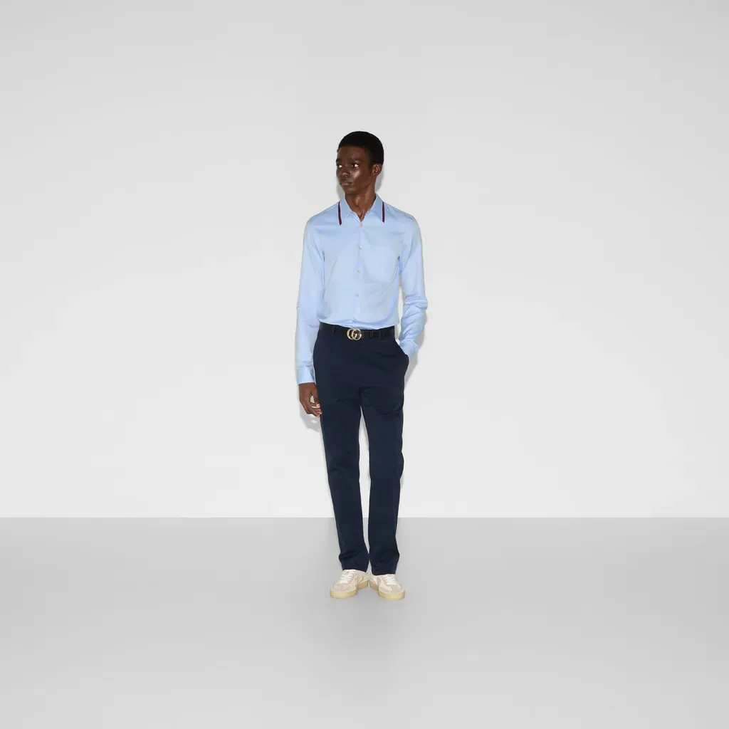 Oxford Cotton Shirt With Web