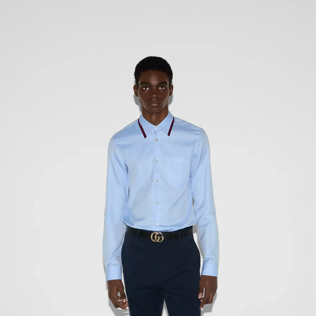Oxford Cotton Shirt With Web