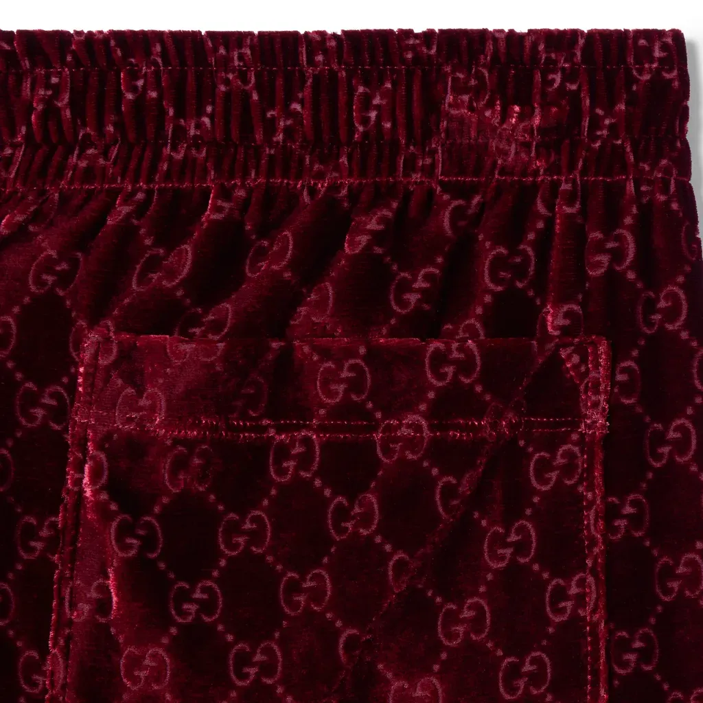 Gg Velvet Devoré Sportswear Pants