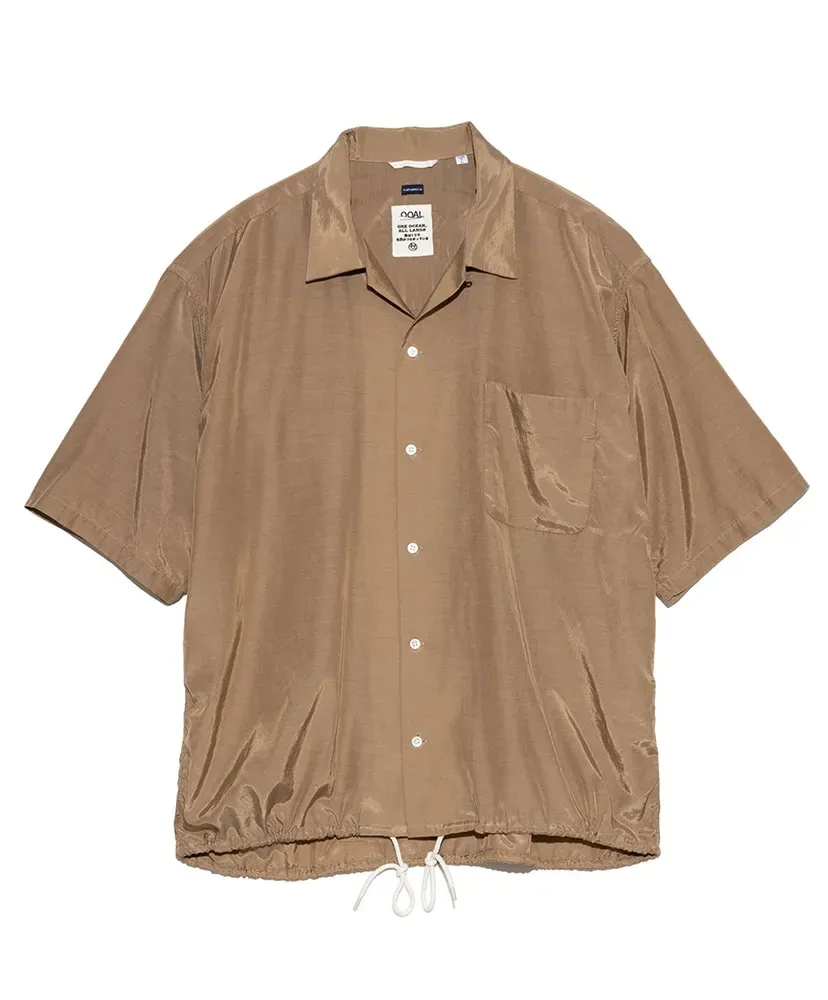 Open Collar S/S Shirt