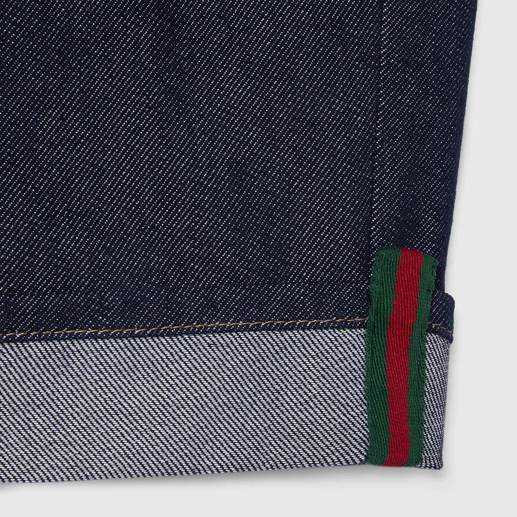 Children's Denim Shorts With Web