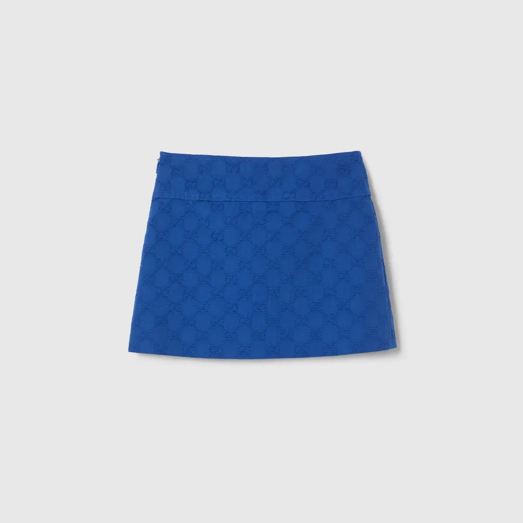Children's Gg Cotton Skirt