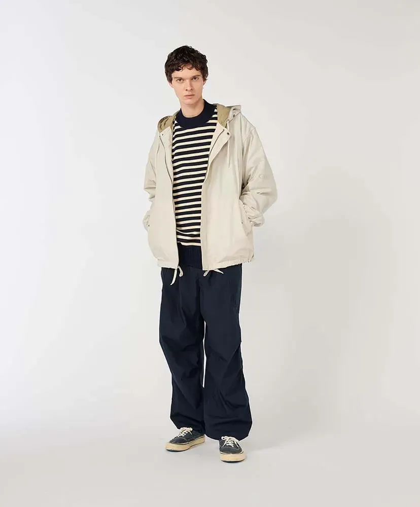 Nylon Twill Hooded Jacket
