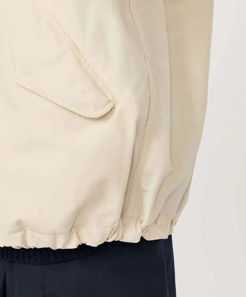 Nylon Twill Hooded Jacket