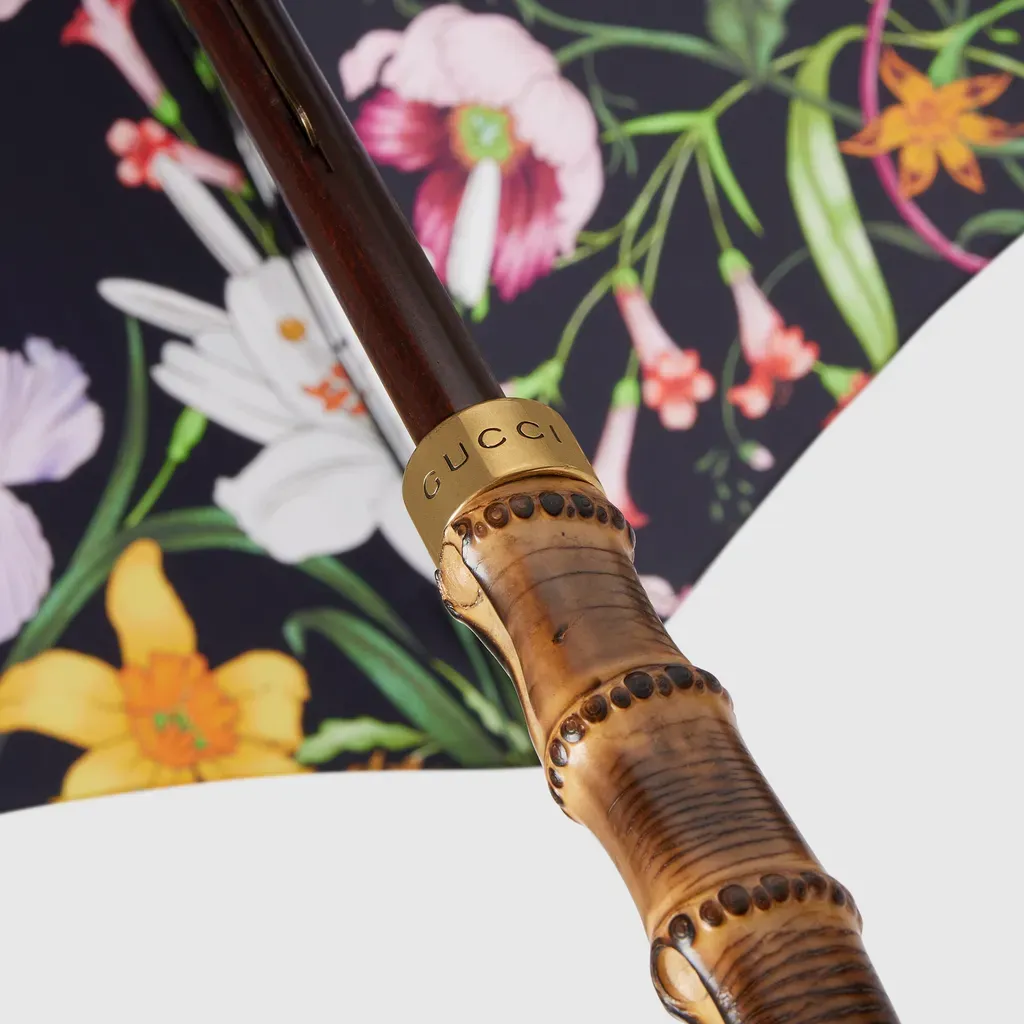 Flora Print Nylon Umbrella